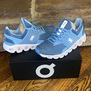 Sky blue cloud swift running shoes. Never worn brand new with box